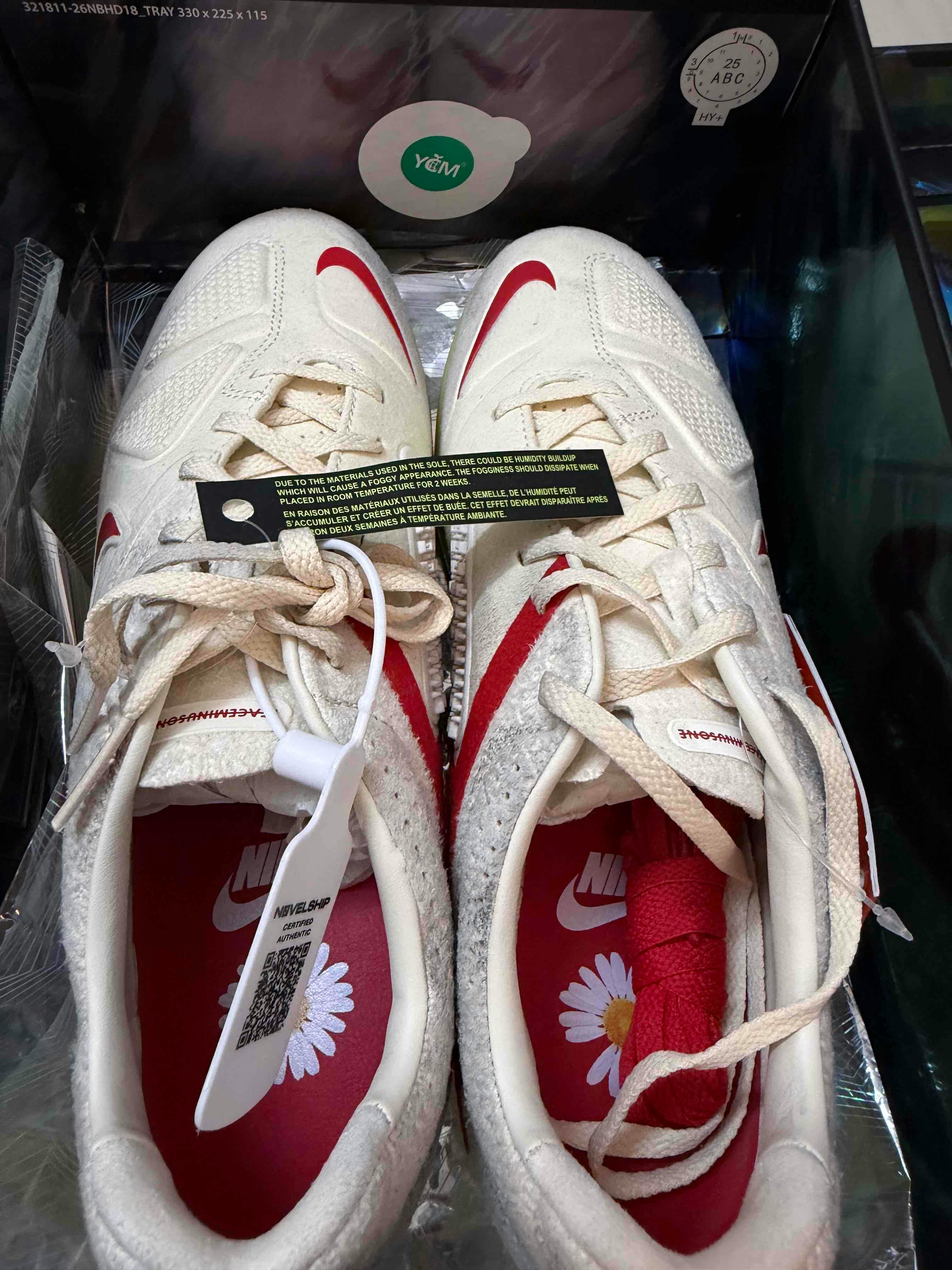 PEACEMINUSONE x Nike Cryoshot CTR360 Maestri II 'Natural University Red' HQ1460-100 PEACEMINUSONE x Nike Cryoshot CTR360 Maestri II 'Natural University Red' HQ1460-100